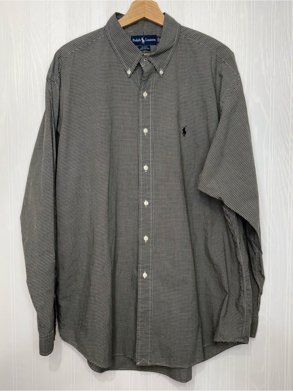 Ralph Lauren plaid Blake Cotton button down shirt size XL